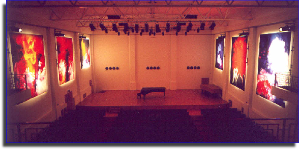 Wyastone Concert Hall, Nr. Monmouth with Peter Daniels Murals